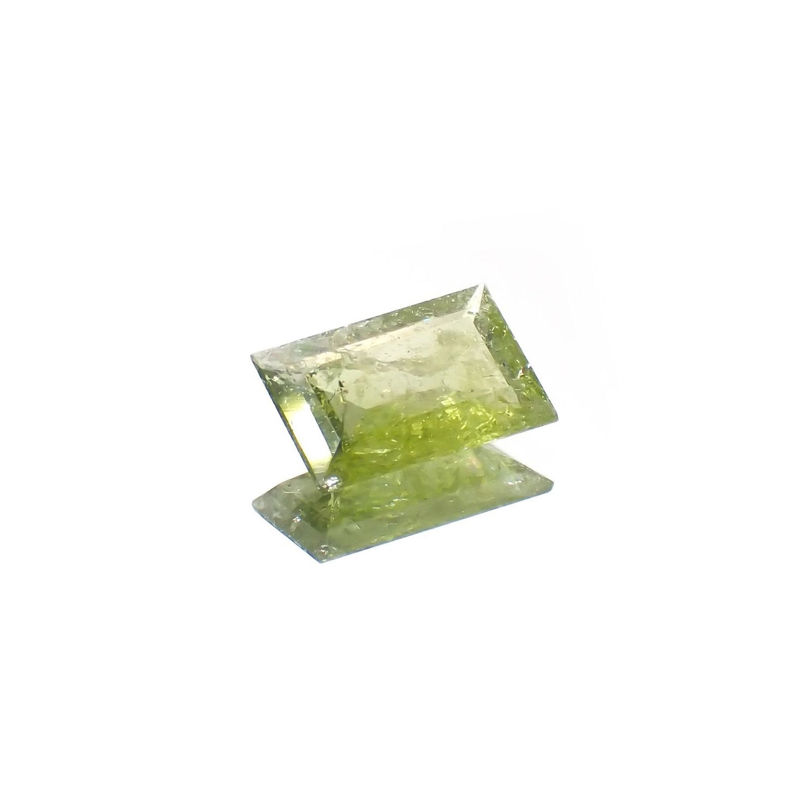 イリデッセンスクロムトルマリン(宝石名トルマリン)ケニア産 識別済 0.60ct / 7.2x4.6mm前後 [221119093]