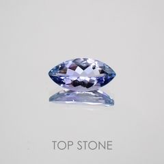 バイカラータンザナイト(宝石名バイカラー・ゾイサイト) タンザニア産 0.73ct 識別済[210410573]9.1×4.6mm前後