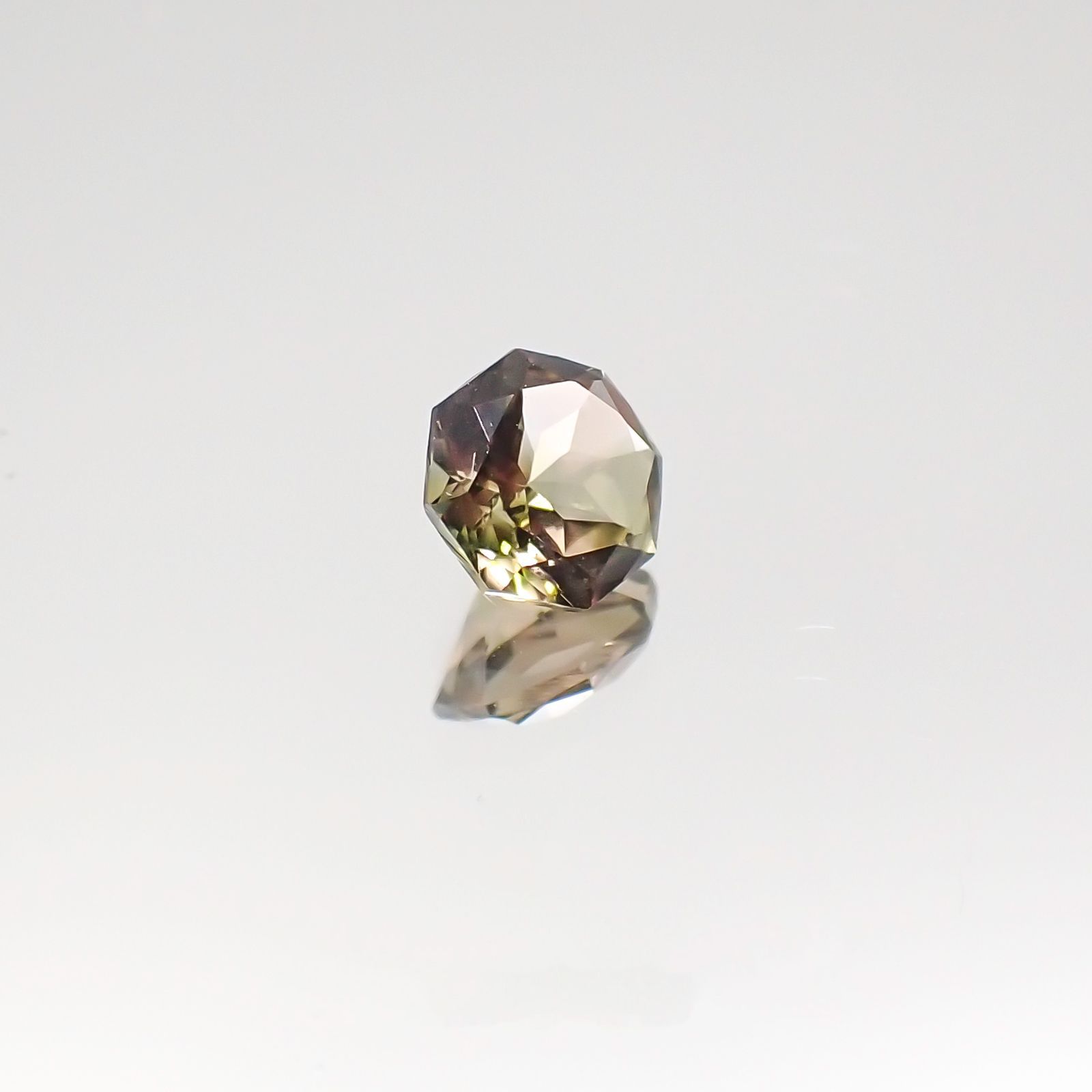 ◇オクタゴンカット◇バイカラートルマリンSA(宝石名トルマリン)ブラジル/アフリカ産 0.27ct 識別済[230622371]4x4mm前後