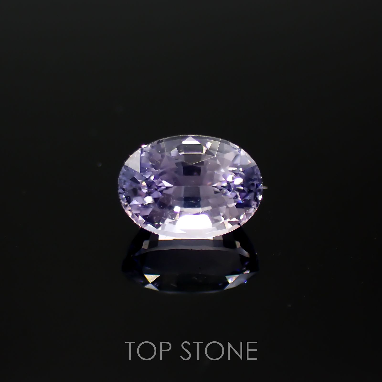 ラベンダーサファイア(宝石名サファイア)スリランカ/マダガスカル産 1.69ct 識別済[220817461]7.4x5.3mm前後