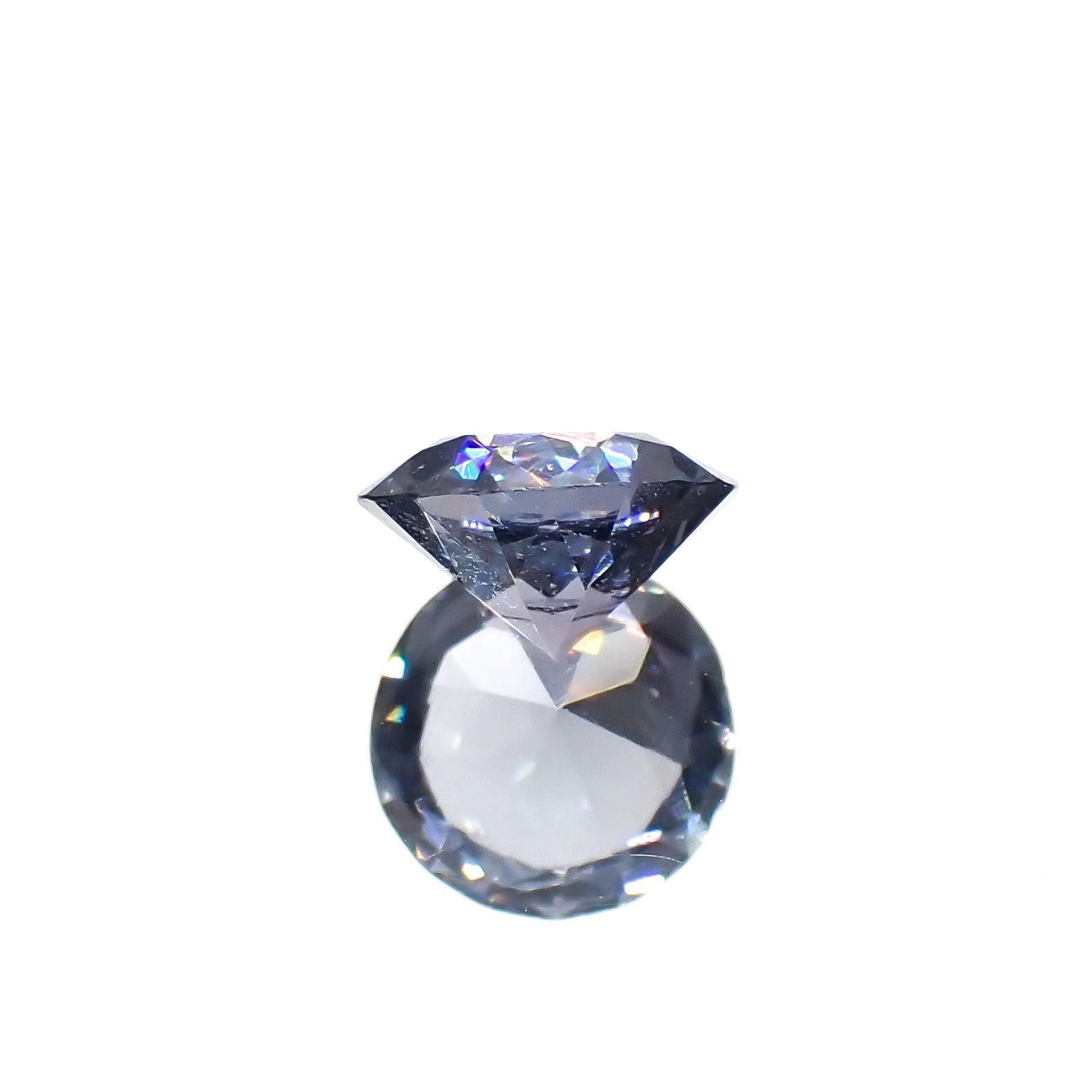グレイッシュブルースピネル ビルマ/マダガスカル産 1.11ct[230421739]6.7x6.7mm前後