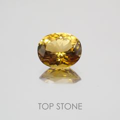 クリノヒューマイト  ソーティング付き パキスタン産 ルース 0.601ct[21019595]6×4.9mm前後