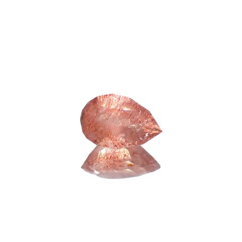 ◇カスタムカット◇ストロベリークォーツ カザフスタン産 0.89ct[240125490]8.1x5.3mm前後