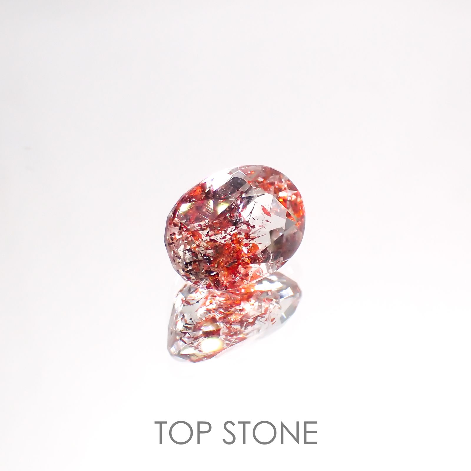 ファイヤークォーツ ナイジェリア産 2.11ct[220114741]9.5x6.9mm前後