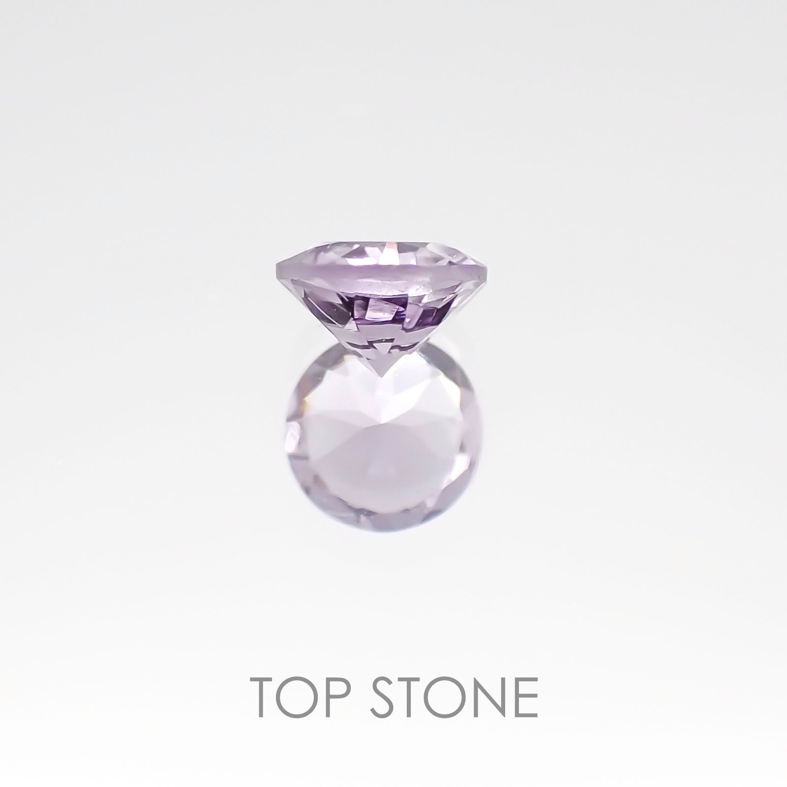 ラベンダースピネル(宝石名スピネル) スリランカ産 0.29ct 識別済[20106659]4×4mm前後
