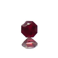 ◇オクタゴンカット◇ルビー(宝石名ルビー)モザンビーク/ミャンマー産 0.13ct 識別済[240326667]2.8x2.8mm前後