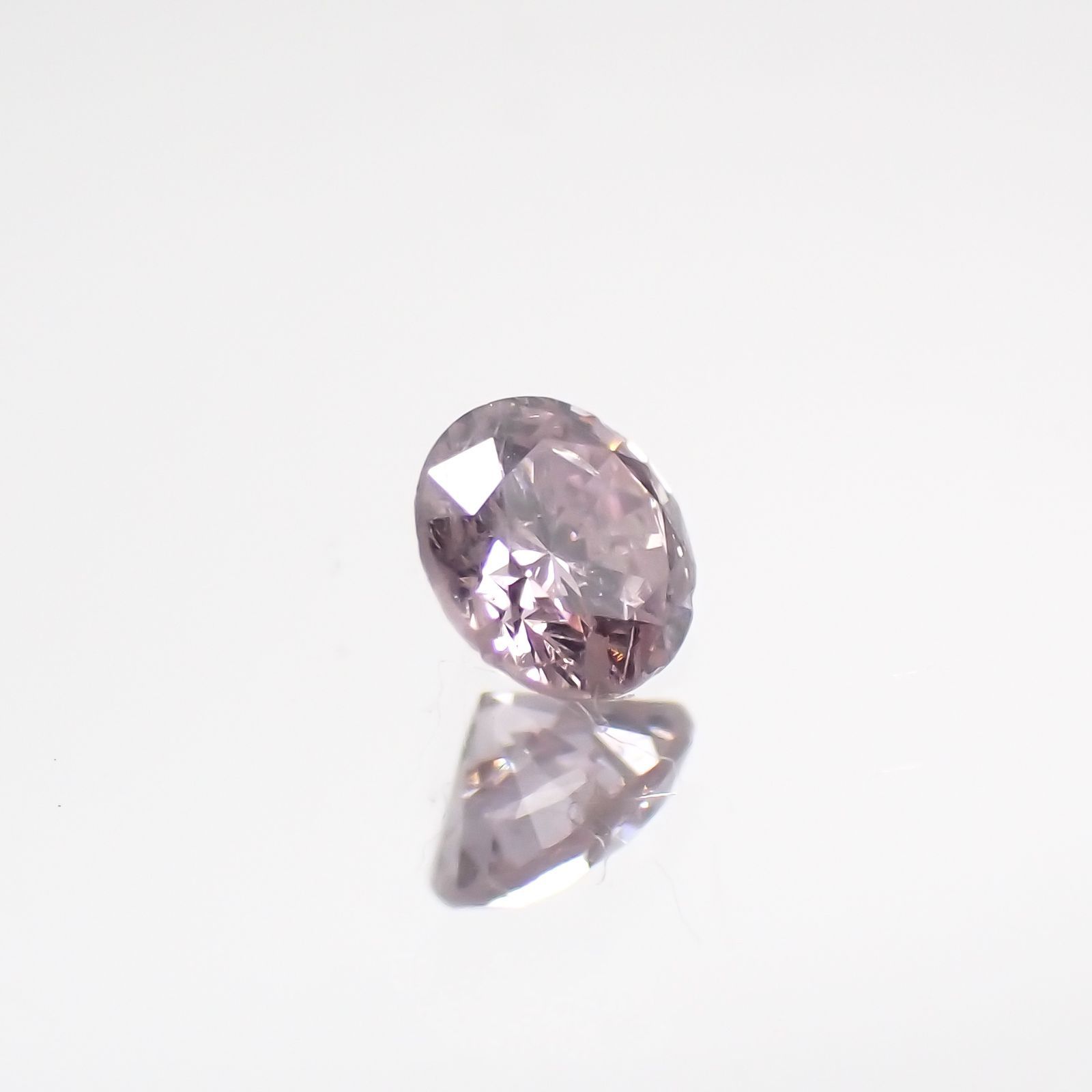 ピンクダイヤモンド I-1 / FANCY LIGHT PURPLISH PINK ソーティング付き 産 ルース 0.045ct[210711791]2.2×2.2mm前後