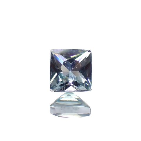 ◇プリンセスカット◇ブルーグリーンコーネルピン(宝石名コーネルピン)タンザニア産 0.092ct 識別済[221219239]2.2x2.2mm前後