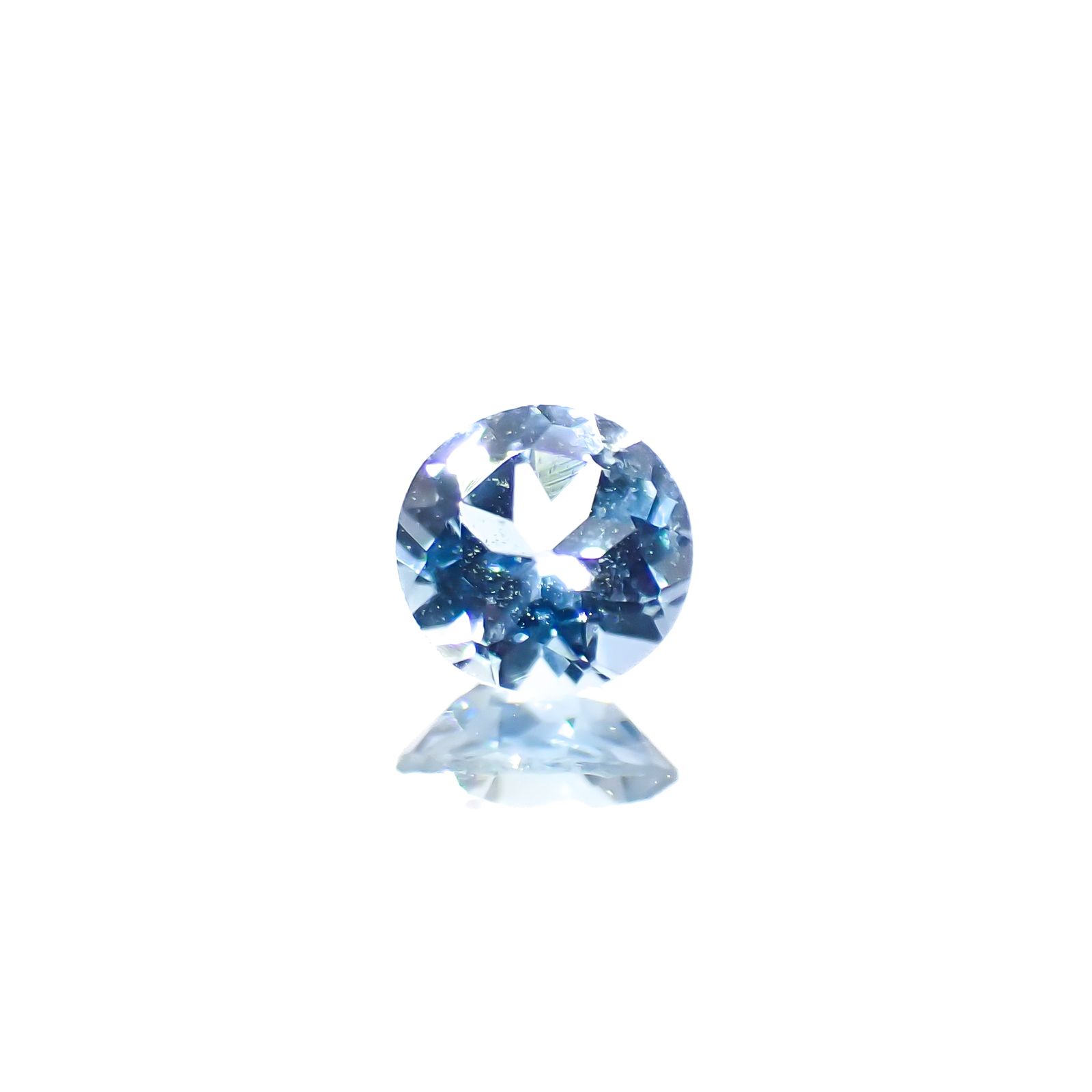 サンタマリアアクアマリン ブラジル産 0.19ct[240225989]3.8x3.8mm前後
