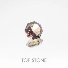 ◇オクタゴンカット◇バイカラートルマリンSA ブラジル・アフリカ産 ルース 0.3ct[20117151]4.3×4.3mm前後