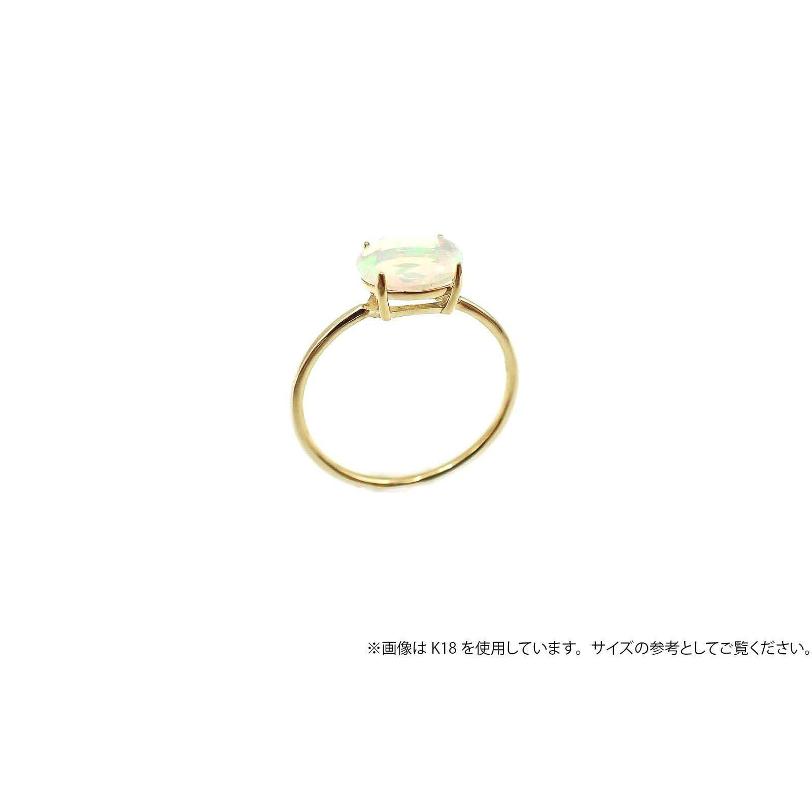 Pt900リング用空枠 オーバル爪留め つやあり 6×8mm用 [210913416]