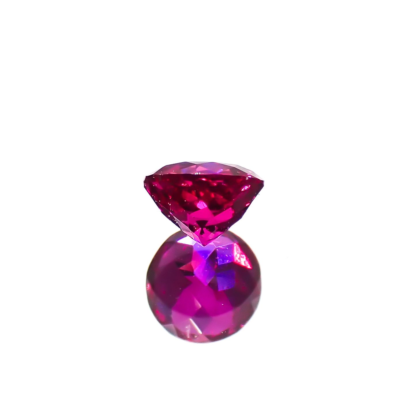 ルビー 非加熱(宝石名ルビー)ミャンマー・モゴック産 0.27ct GIT鑑付[241129474]3.78x3.69mm前後