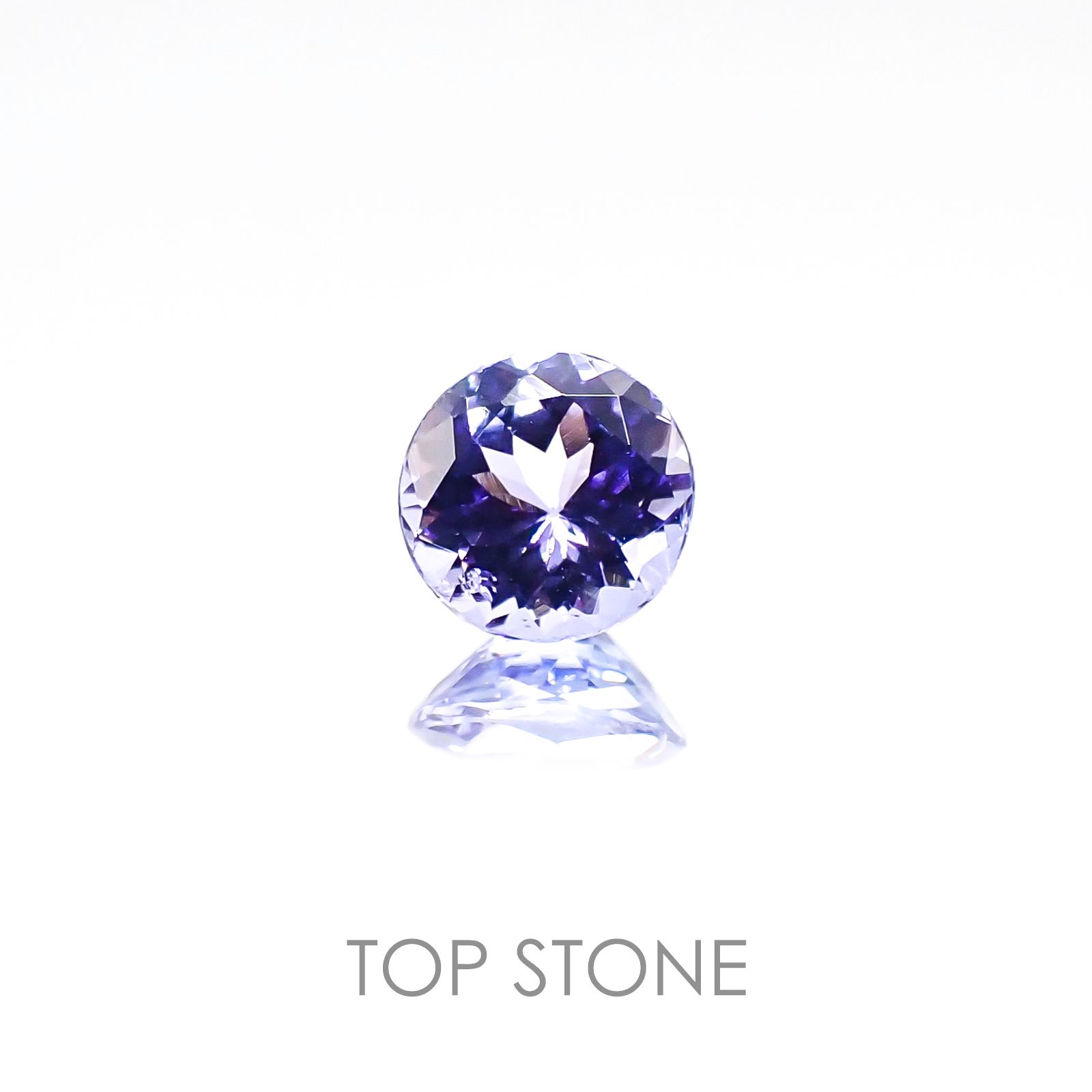 タンザナイト(ゾイサイト) タンザニア産 ルース 0.49ct[20117195]5×4.9mm前後