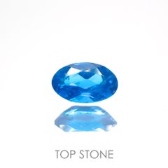 ネオンブルーアパタイト(宝石名アパタイト) ブラジル産 0.24ct 識別済[211012563]4.9×3mm前後