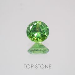 デマントイドガーネット(宝石名デマントイド・ガーネット) ロシア産 0.11ct 識別済[20063036]2.9×2.9mm前後