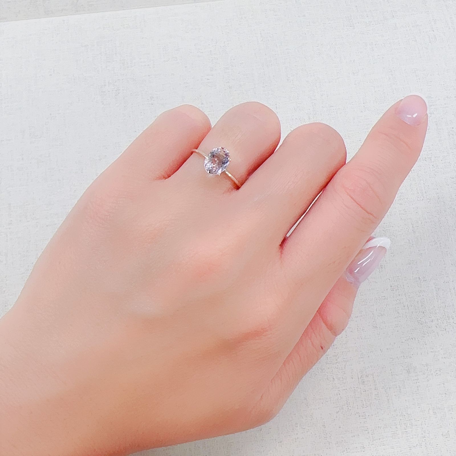 モルガナイト ブラジル産 0.88ct[230421788]7.8x5.9mm前後
