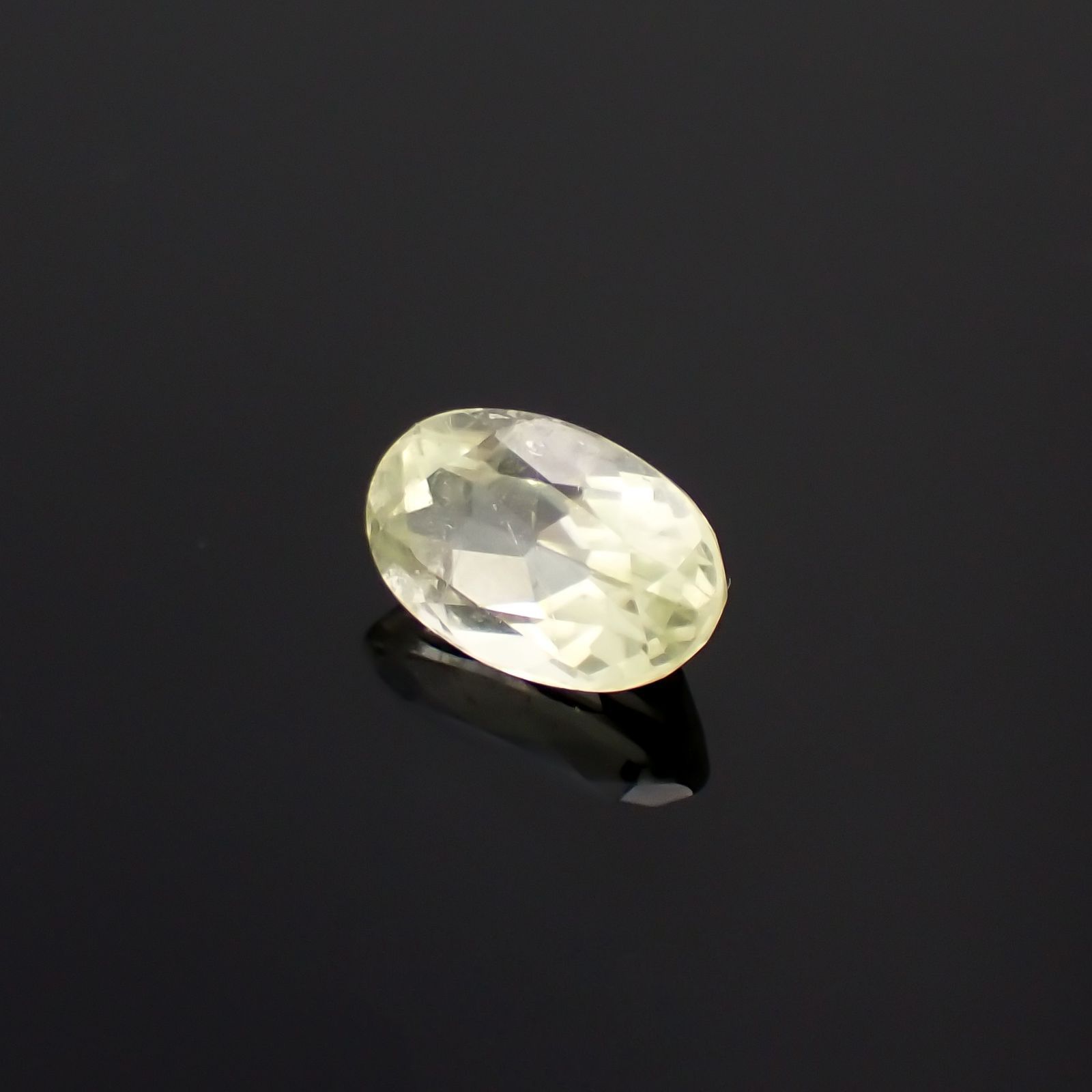 ブラジリアナイト(宝石名ブラジリアナイト)ブラジル産 1.29ct 識別済[230220689]8.5x5.5mm前後