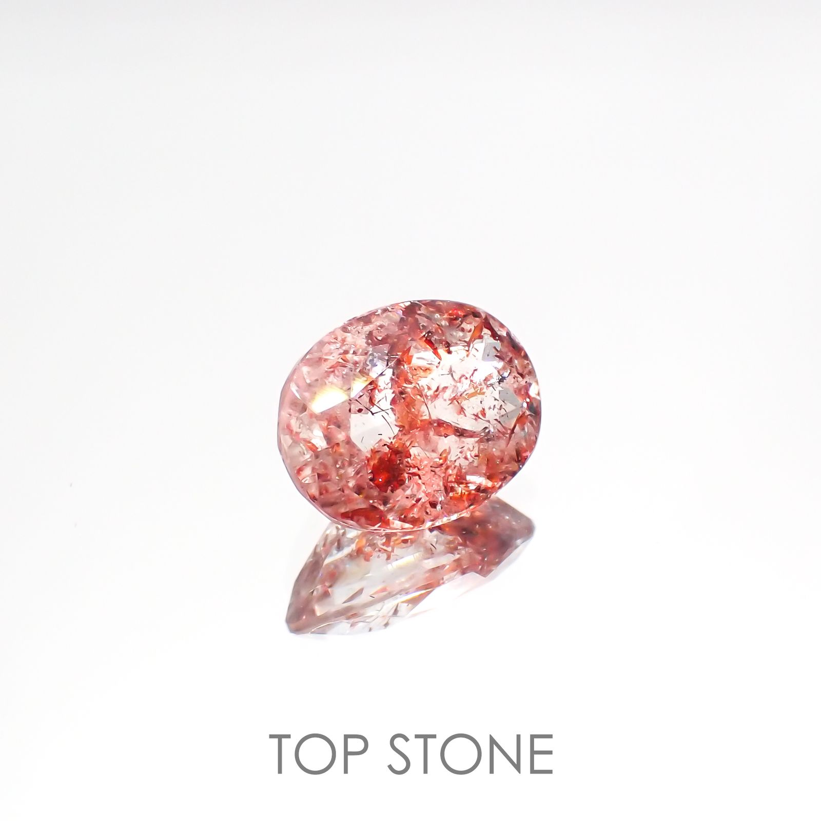 ファイヤークォーツ ナイジェリア産 1.76ct[220114752]9.4x7.3mm前後