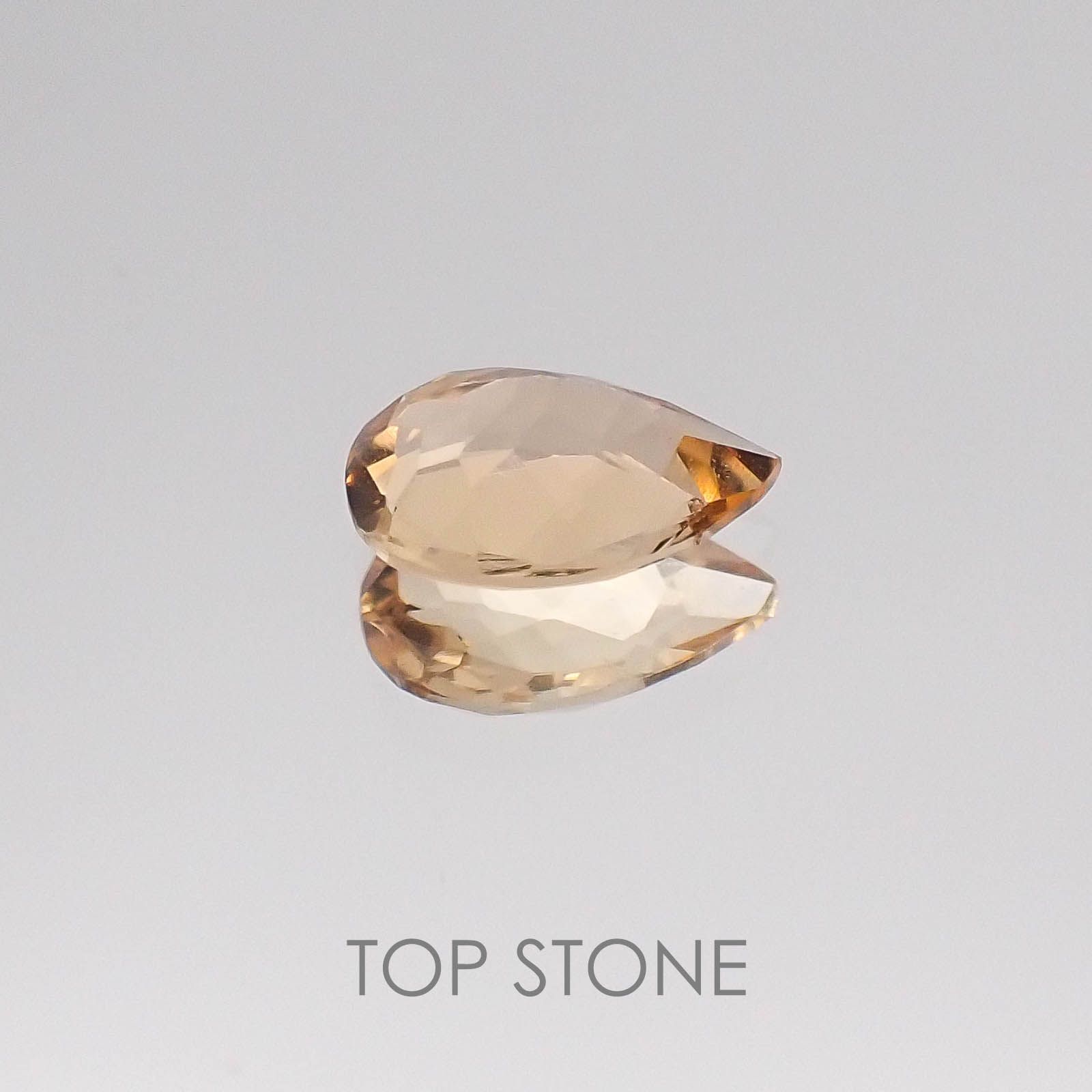 インペリアルトパーズ ブラジル産 ルース 0.47ct[20084376]6.3×4.3mm前後