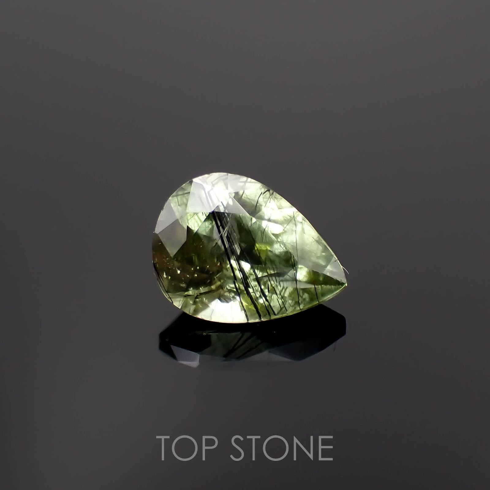 ルドウィジャイトインペリドット パキスタン産 1.56ct[221219516]8.9x6.6mm前後