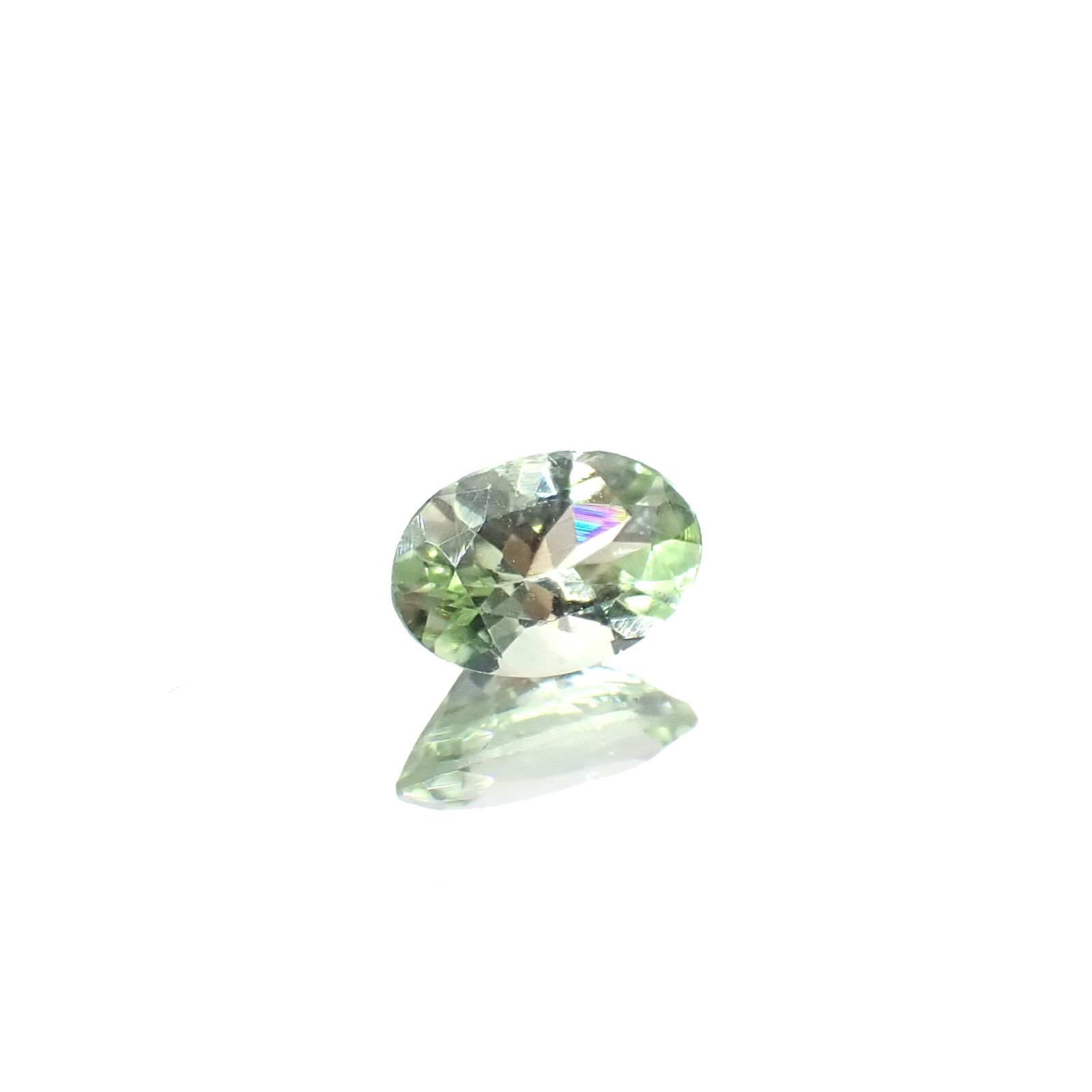 ミントペリドット パキスタン/ノルウェー産 0.41ct [250730639]5.9x4mm前後