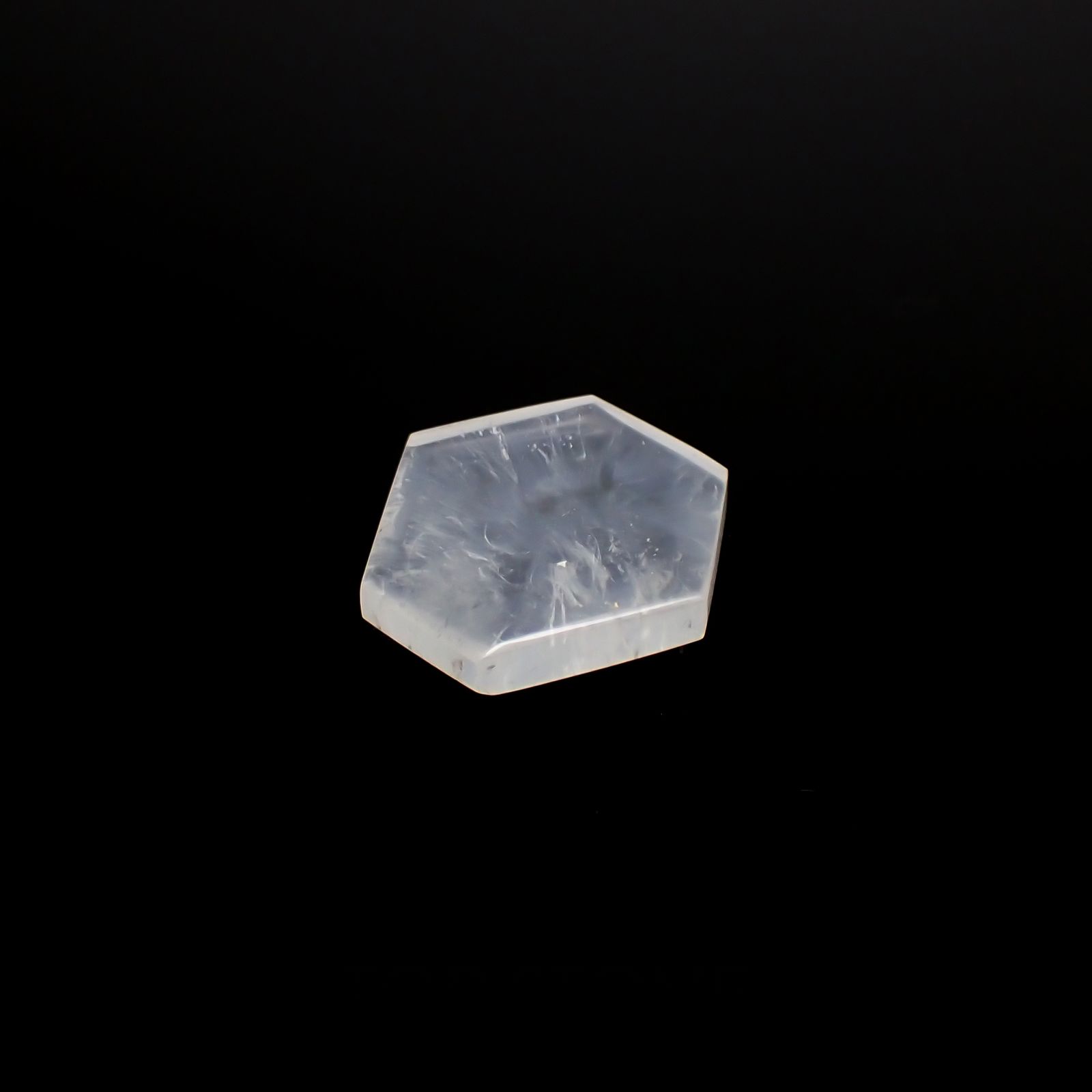 トラピッチェクォーツ 偏光板2枚付き コロンビア・ボヤカ産 33.45ct[230321103]25.8x22.7mm前後