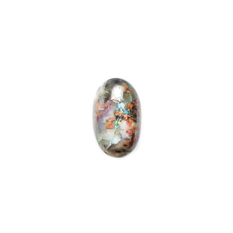 コッパークリソコラインカルセドニー インドネシア産 18.65ct[240125553]21.7x13.3mm前後