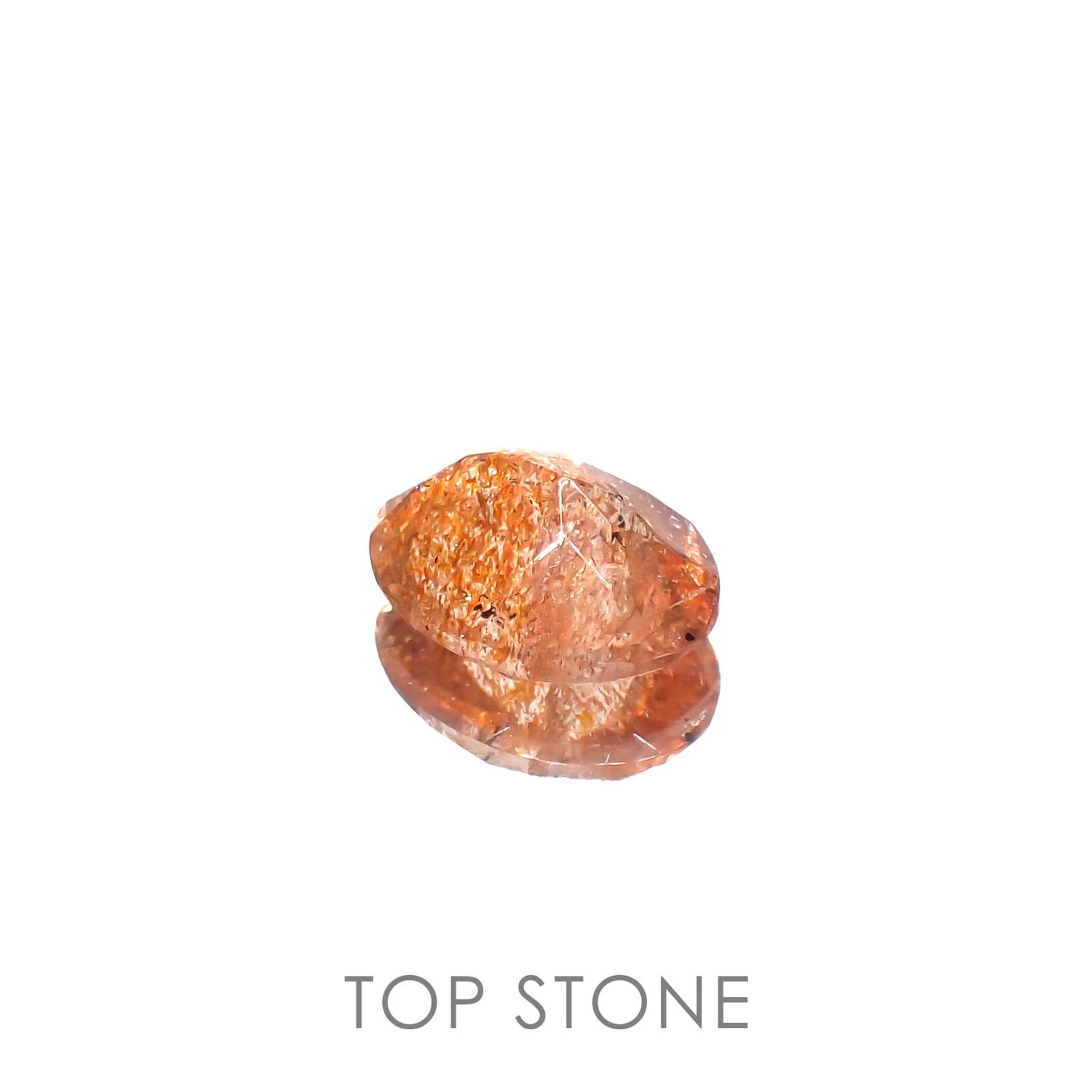 イリュージョンサンストーン(宝石名フェルドスパー)タンザニア産 1.42ct 識別済[230120116]9x6.9mm前後