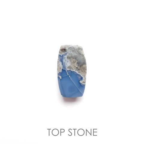 マトリックスブルーオパール アメリカ・オレゴン州産 5.38ct[220917800]17.1x9.6mm前後