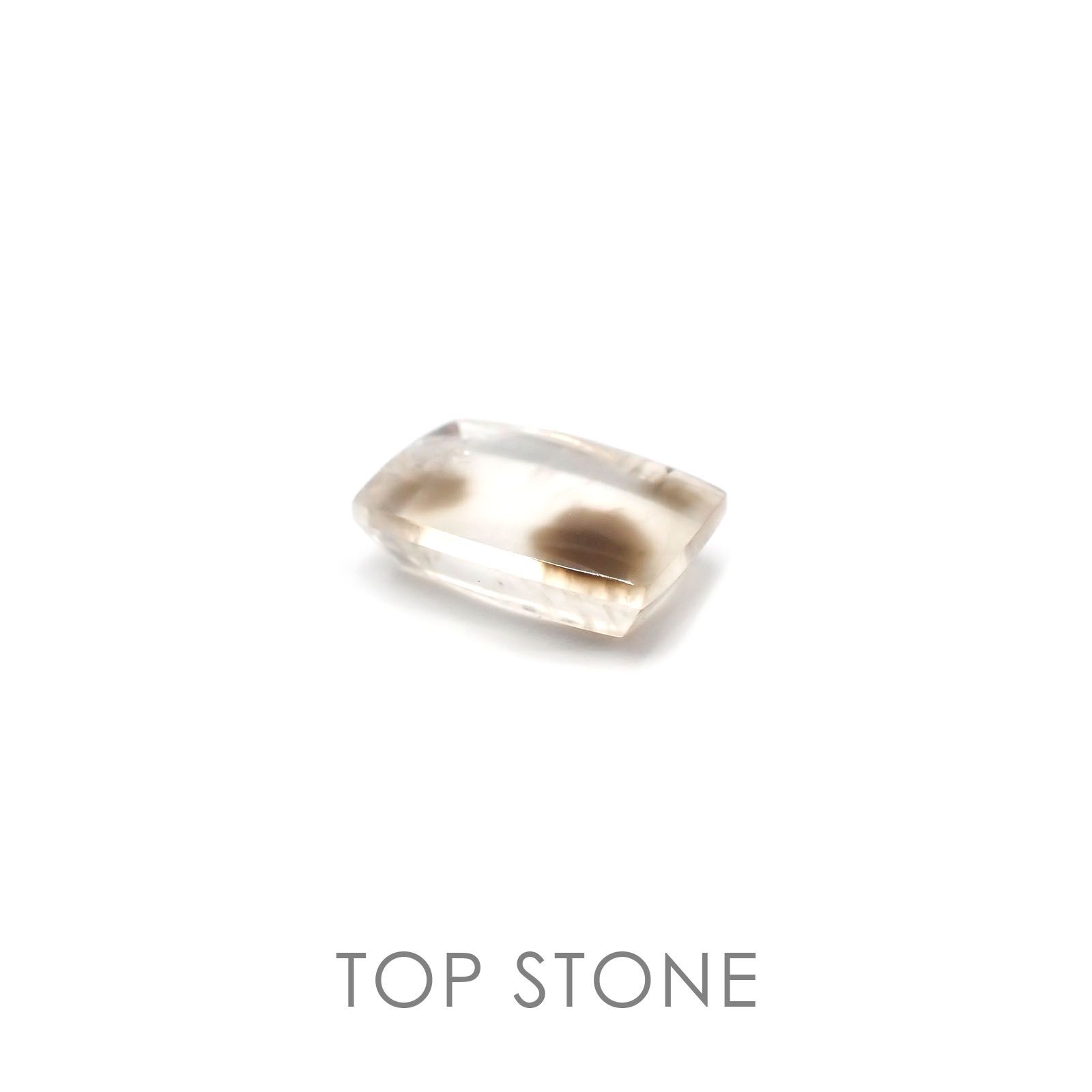 ダルメシアンクォーツ ブラジル産 ルース 6.33ct[20095689]14.6×9.8mm前後