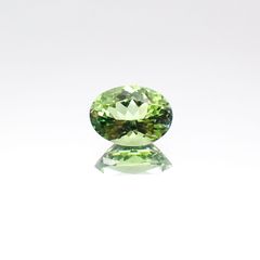 クロムトルマリン(宝石名クロム・トルマリン)タンザニア産 0.60ct 識別済[230823070]6.3x4.6mm前後