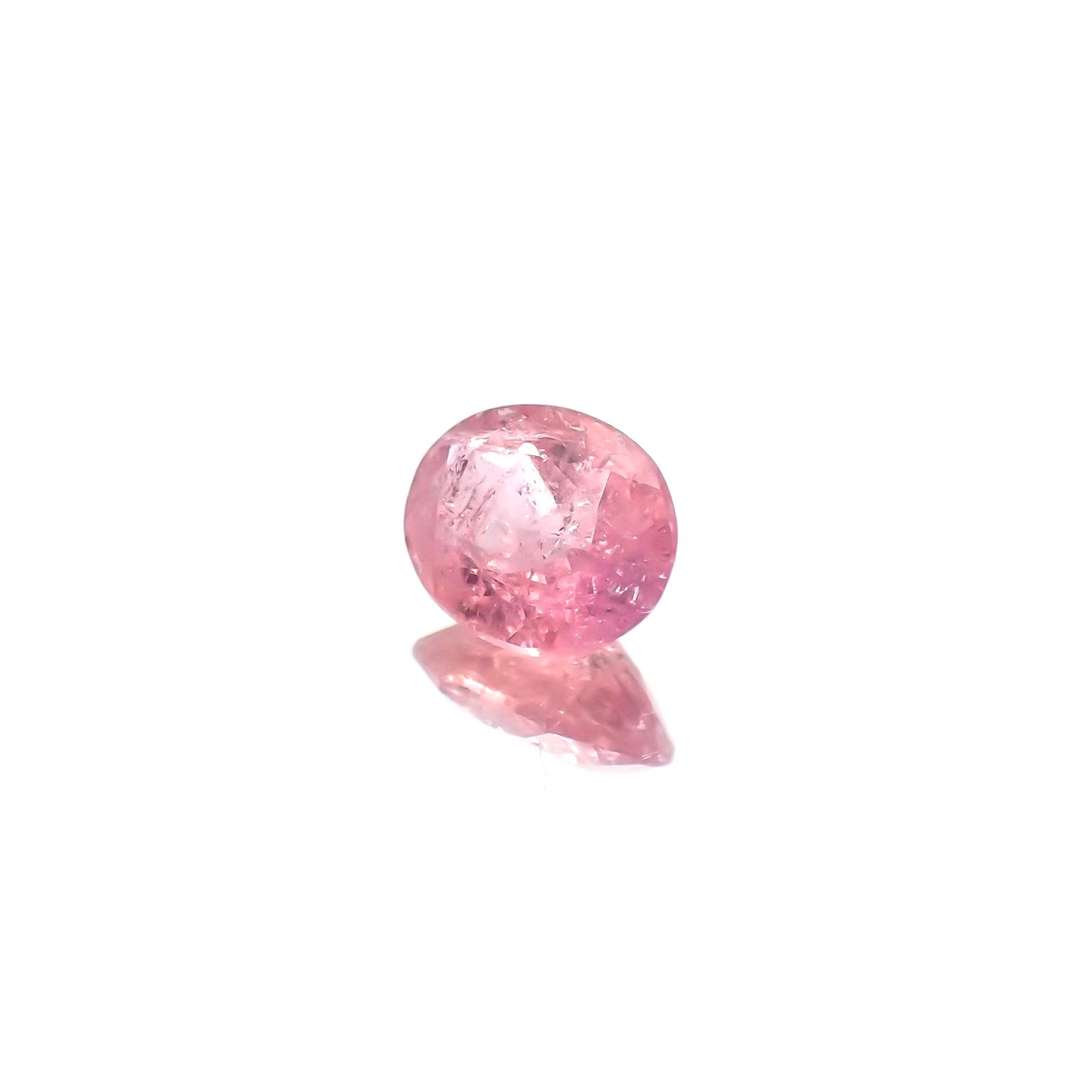 ペツォッタイト(ラズベリル)(宝石名ペツォッタイト) マダガスカル産 0.29ct ソ付(彩珠)[210711798]4.9×3.8mm前後