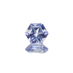 ◇ヘキサゴンカット◇サファイア(宝石名サファイア) マダガスカル産 識別済 0.29ct / 3.5x3.5mm前後 [260811056]