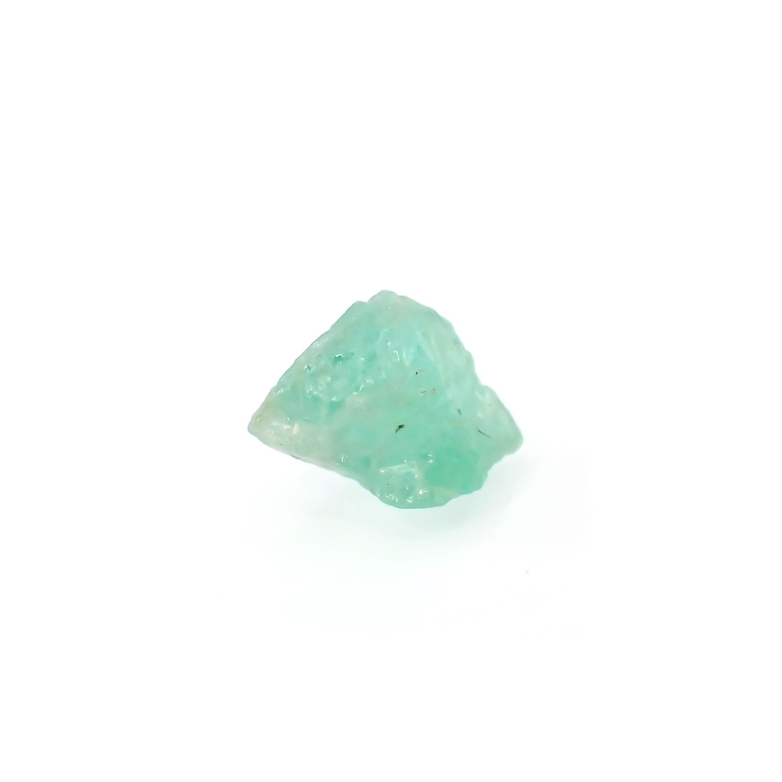パライバトルマリン 原石 ブラジル・パライバ州バターリャ鉱山産 0.93ct [220515995]5.6x5.8mm前後
