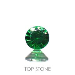 ツァボライト(宝石名ガーネット)タンザニア産 0.10ct 識別済[221018718]2.9x2.9mm前後
