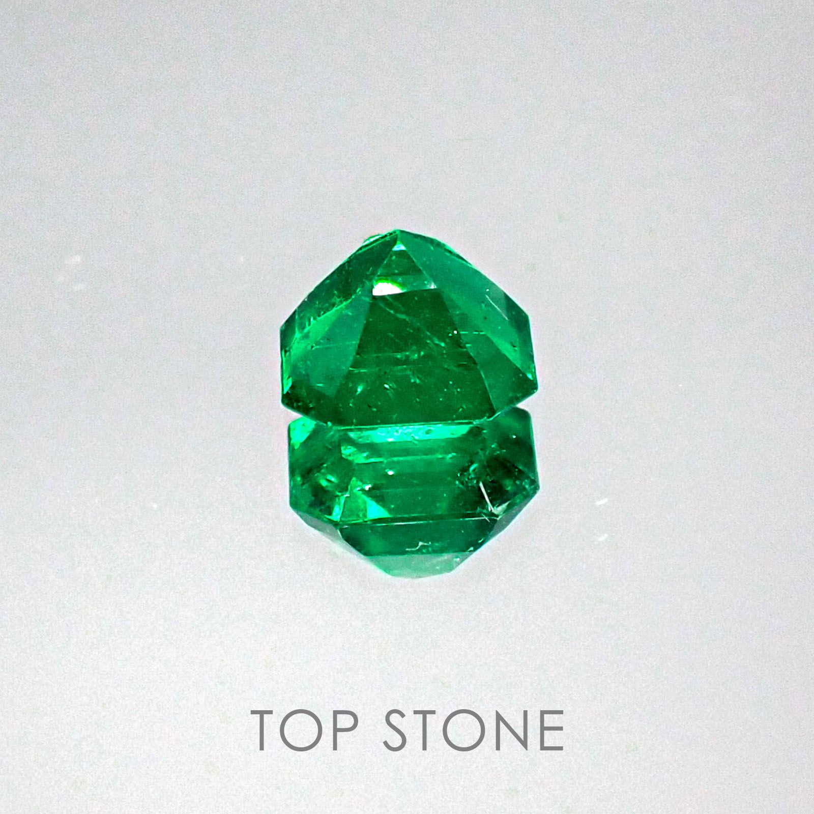 エメラルド コロンビア産 ルース 0.94ct[20062739]6.1×5.7mm前後