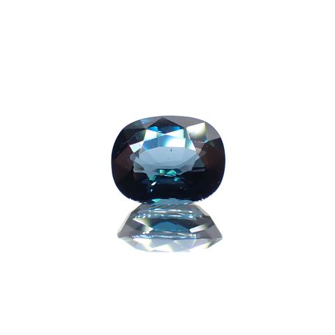 ブルースピネル(宝石名ブルー・スピネル)スリランカ産 1.395ct ソ付(彩珠)[231224450]7.4x5.9mm前後