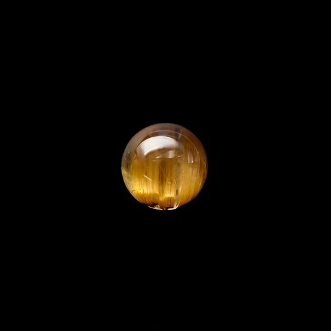 ルチルクォーツキャッツアイ ブラジル産 11.76ct[240125645]14.5x14.5mm前後