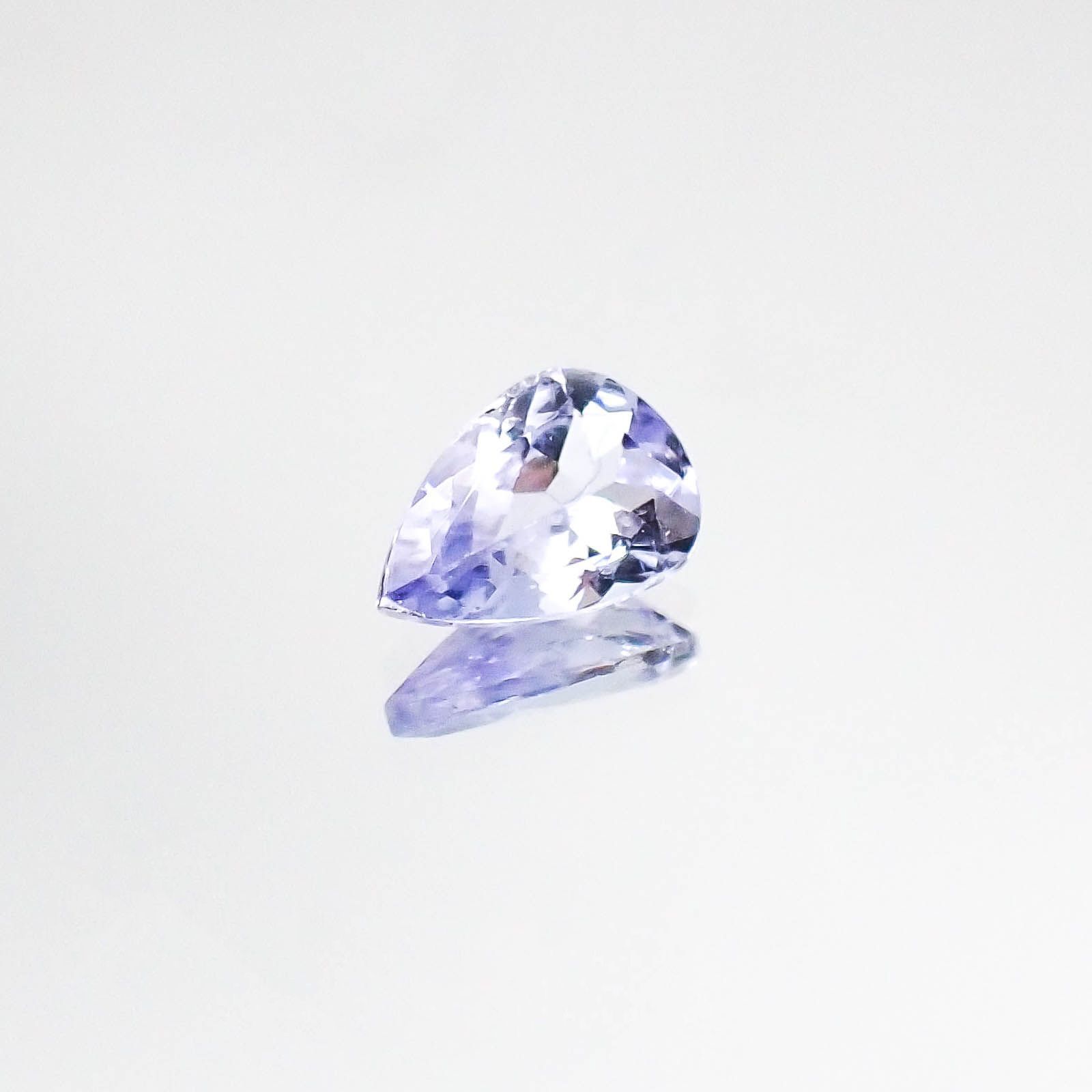 ラベンダーゾイサイト(宝石名ゾイサイト)タンザニア産 0.55ct 識別済[230522016]6.9x4.7mm前後