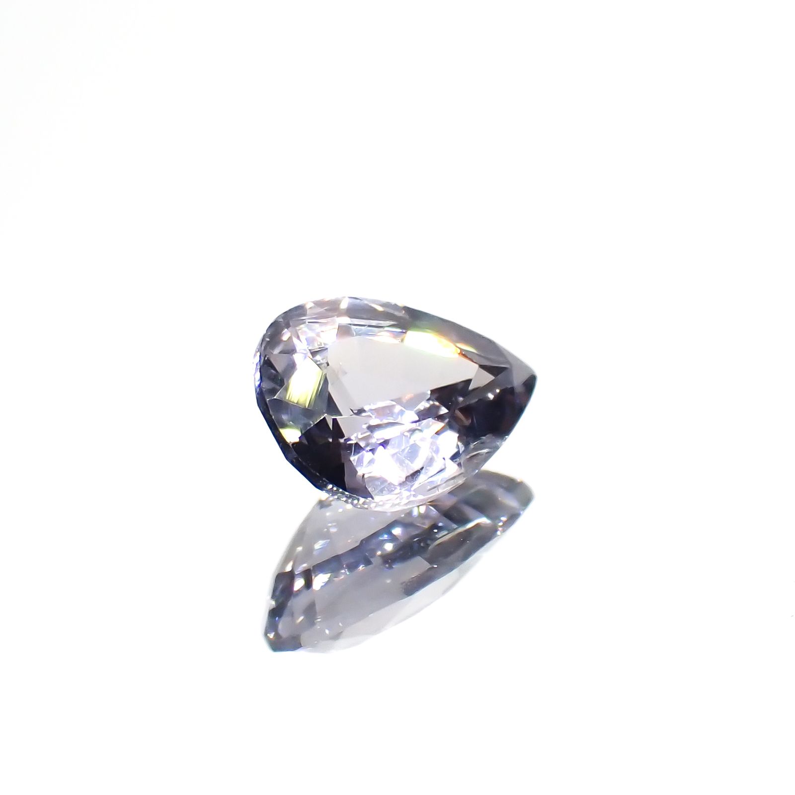 グレースピネル(宝石名スピネル)ビルマ/マダガスカル産 1.02ct 識別済[230421742]7.8x5.5mm前後