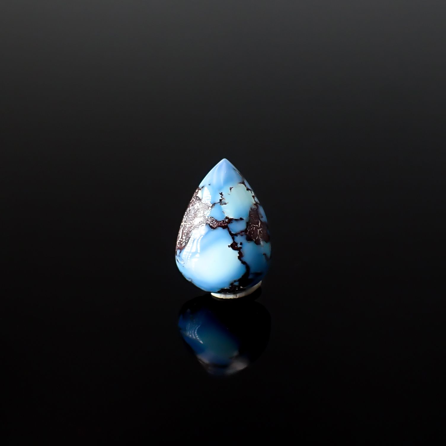 ターコイズ カザフスタン・ゴールデンヒル鉱山産 2.44ct / 11.8x8.3mm前後 [260331869]
