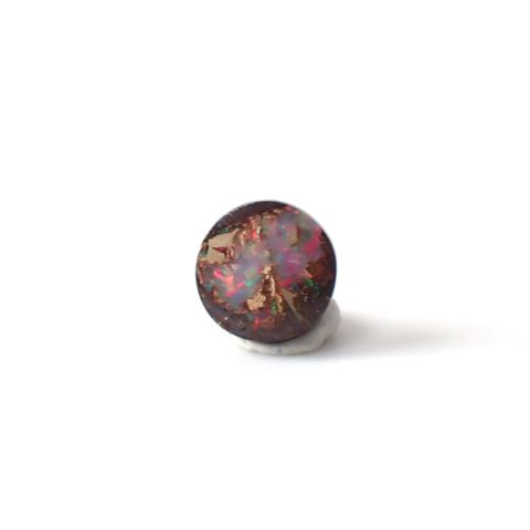ウッドオパール オーストラリア産 0.52ct / 5.7x5.6mm前後 [251031195]
