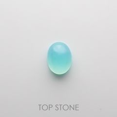 ブルーオパール ペルー産 ルース 0.94ct[210611381]7.9×6.1mm前後