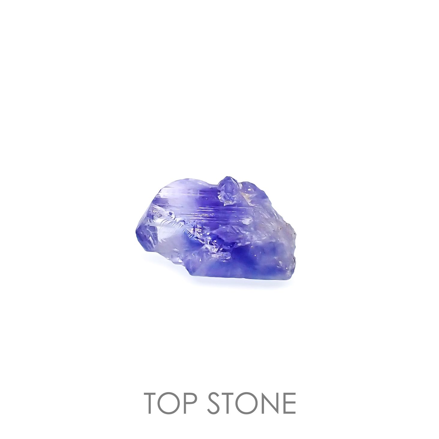 バイカラータンザナイト 原石 タンザニア産 2.50ct[220515860]10.3x6.7mm前後