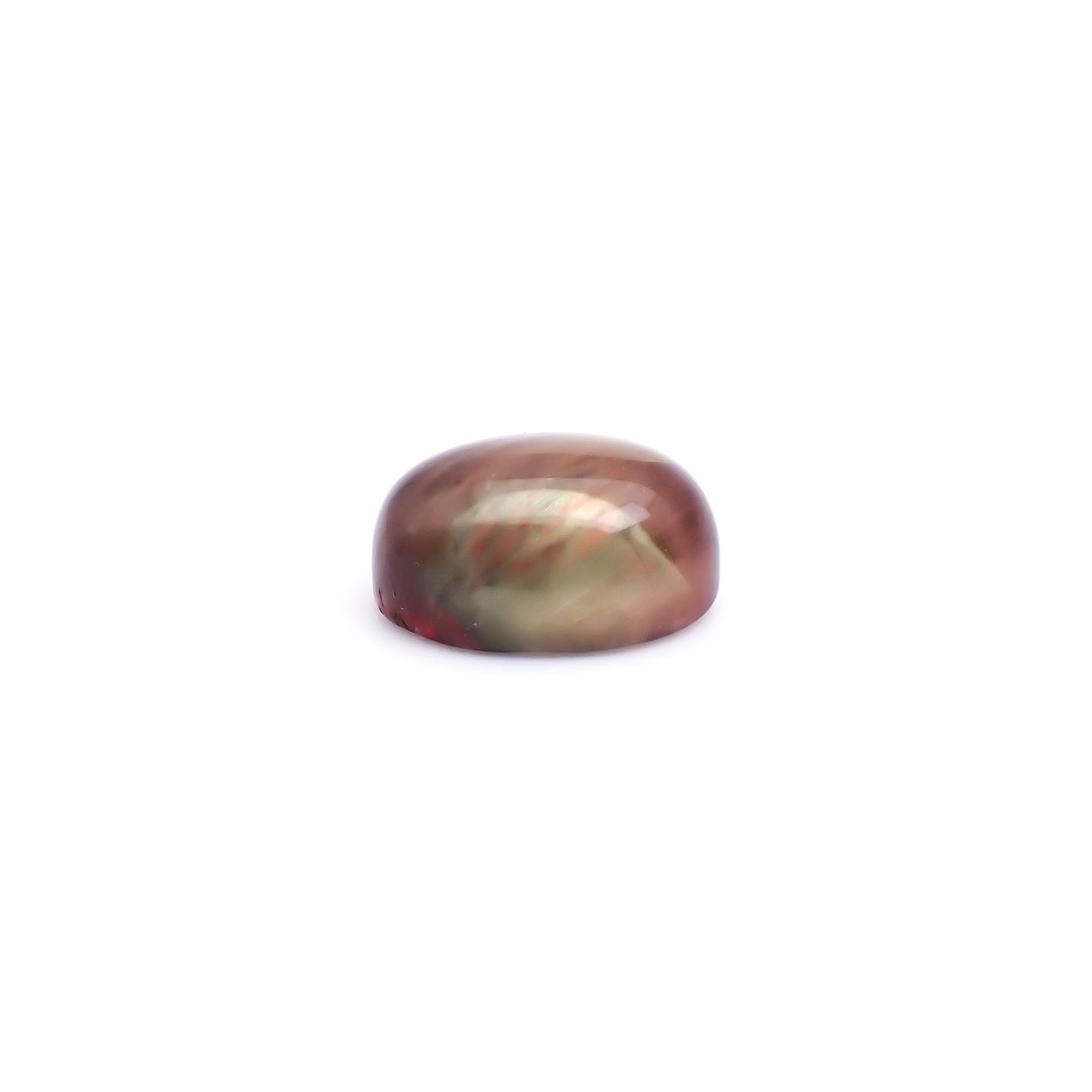 バイカラーアンデシン チベット産 4.69ct / 11.3x9.2mm前後 [260732568]