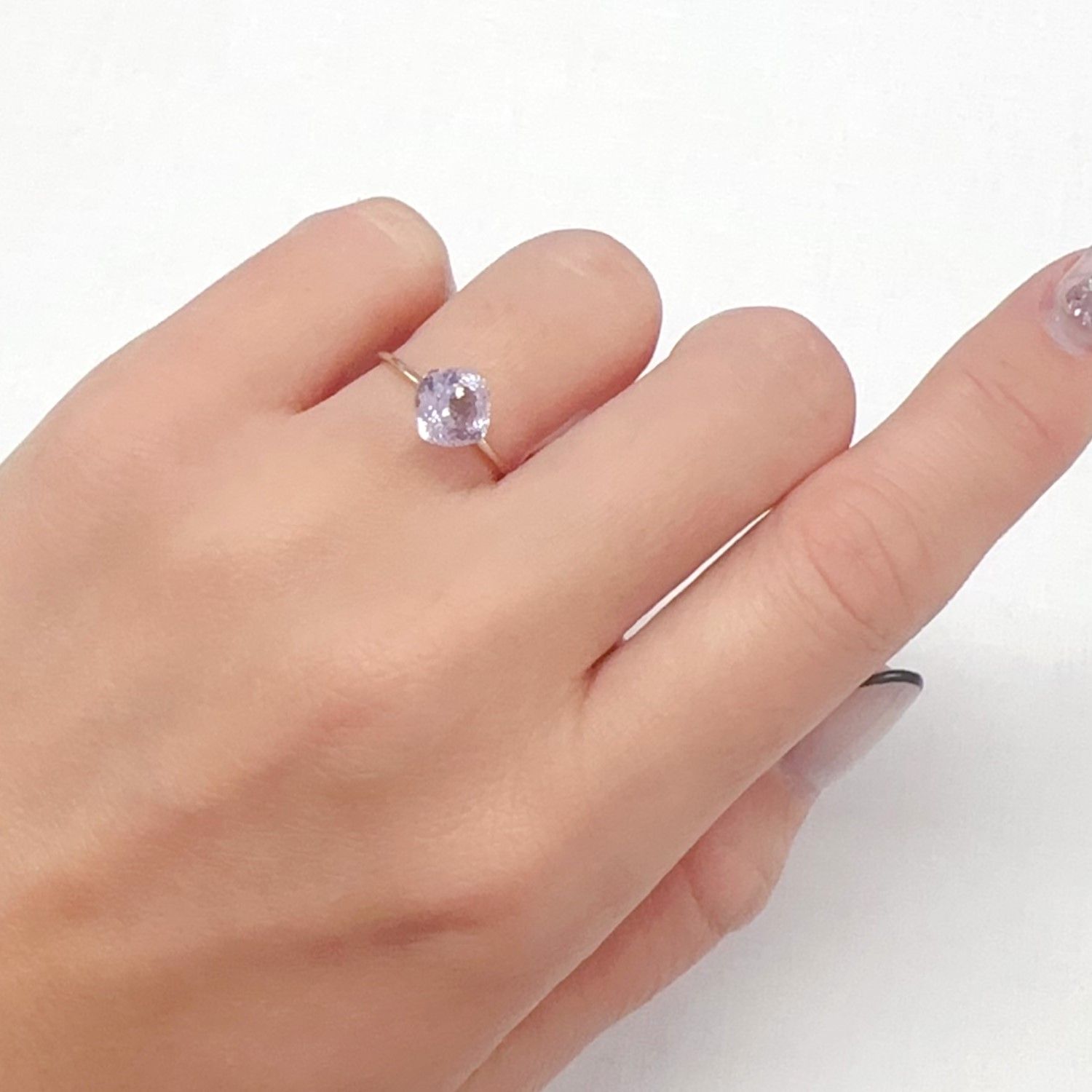 クンツァイト アフガニスタン産 1.90ct[231224784]7x6.9mm前後