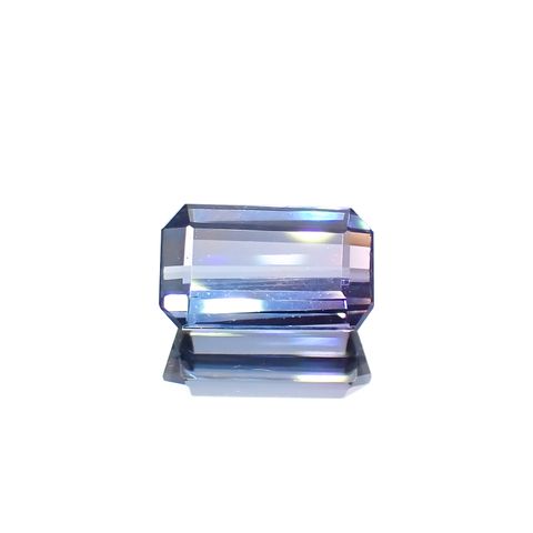 バイカラースピネル(宝石名スピネル)タンザニア/マダガスカル産 1.007ct ソ付(彩珠)[230722680]7.1x4.3mm前後
