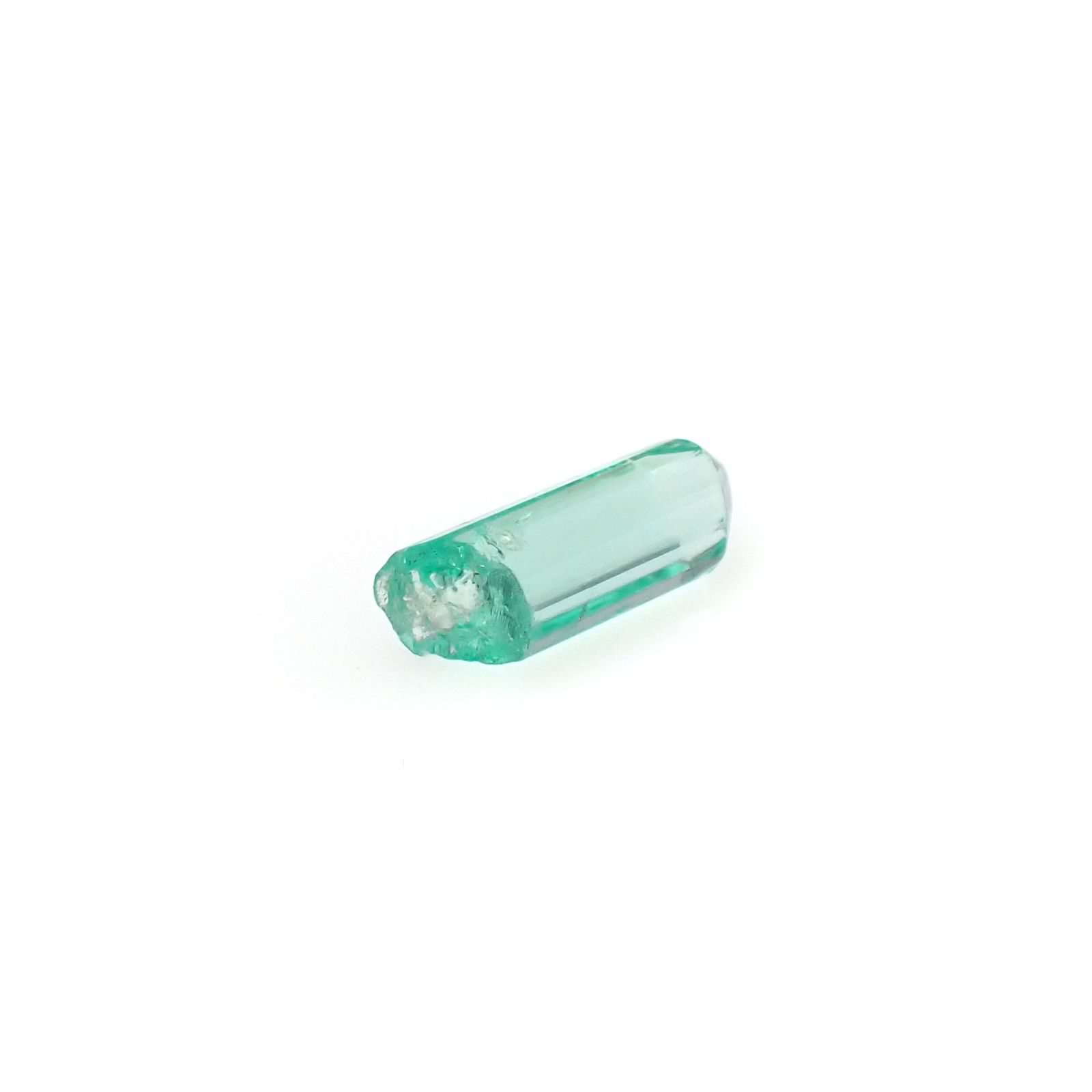 エメラルド柱状結晶 原石 コロンビア産 0.94ct[240427254]9.6x3.3mm前後
