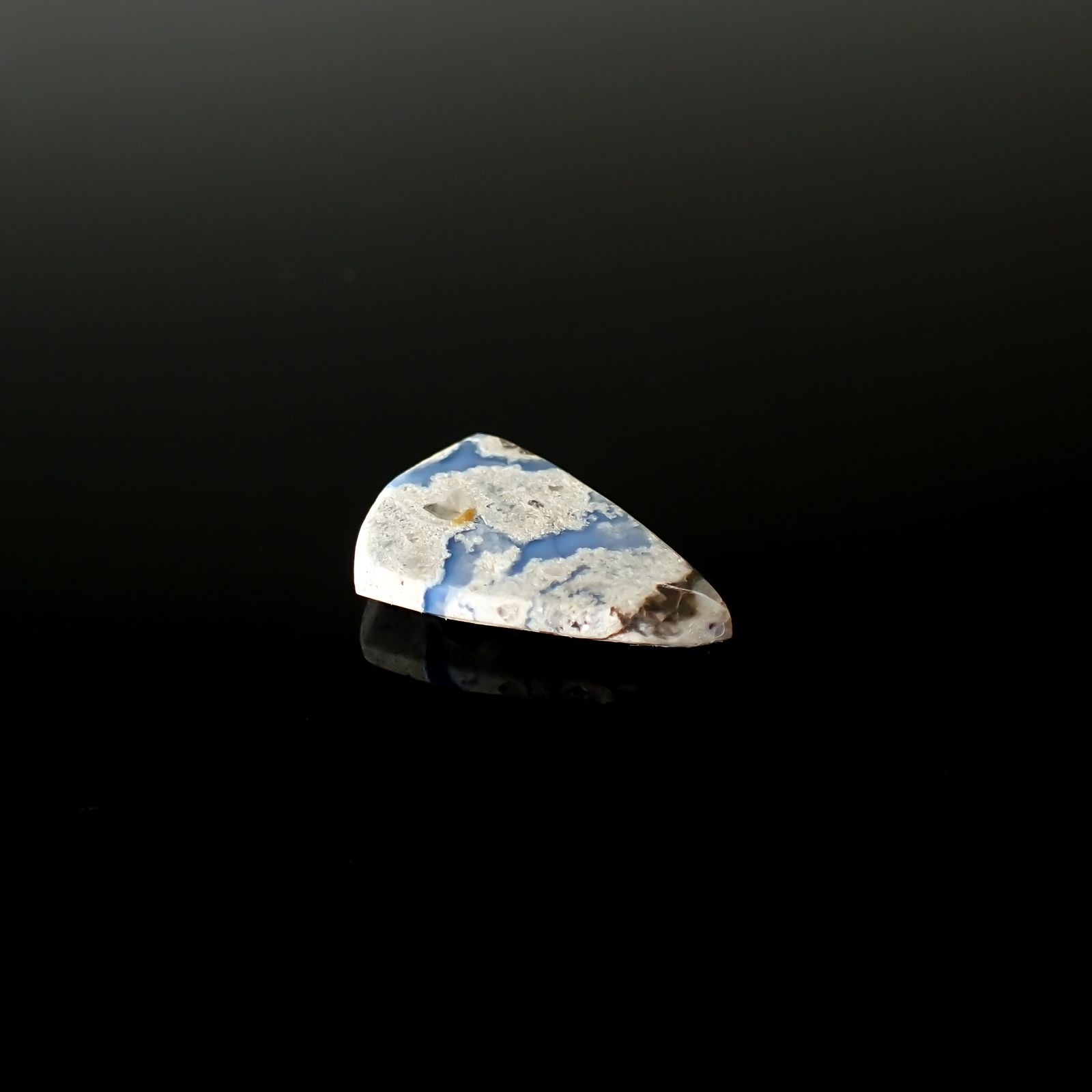 マトリックスブルーオパール アメリカ・オレゴン州産 3.04ct[240125678]16.4x11mm前後