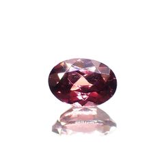 ピンクジルコン(宝石名ジルコン) スリランカ/カンボジア産 1.31ct 識別済[21029786]7.1×5.1mm前後